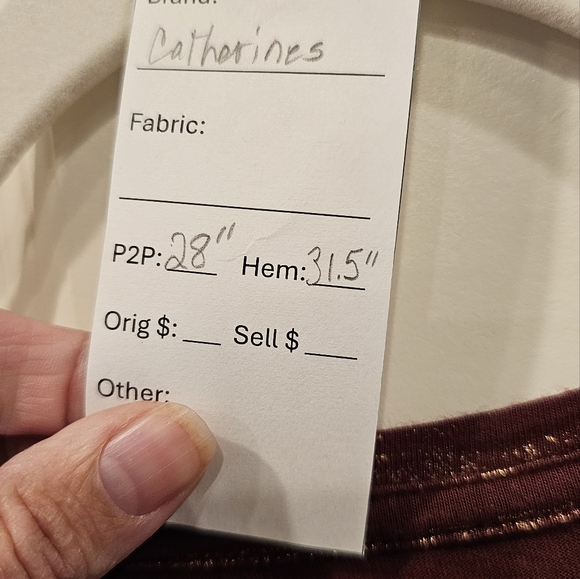 69 - Catherines plus size 1x top - Picture 6 of 6